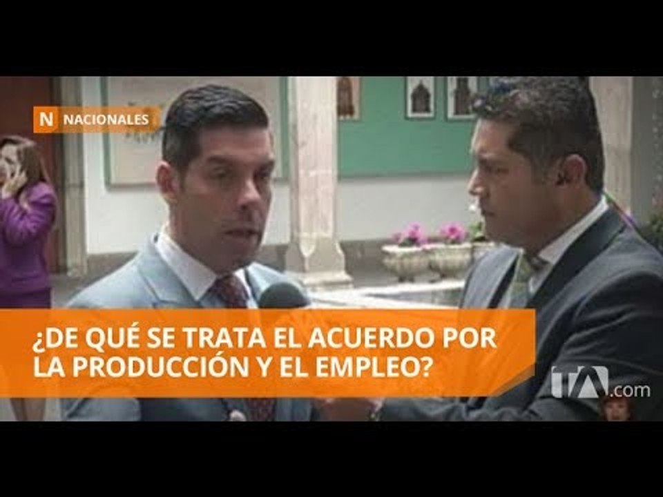 Presidente de la República presentó el Acuerdo Nacional por la Producción y el Empleo - Teleamazonas