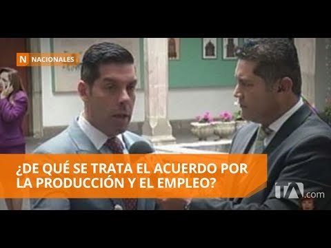Presidente de la República presentó el Acuerdo Nacional por la Producción y el Empleo - Teleamazonas