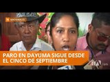 Población de Dayuma decidió seguir con la medida de resistencia - Teleamazonas