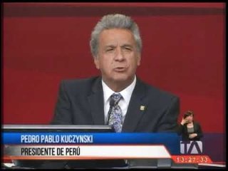 Presidente Moreno mantiene encuentro bilateral con Kuczynski en Perú