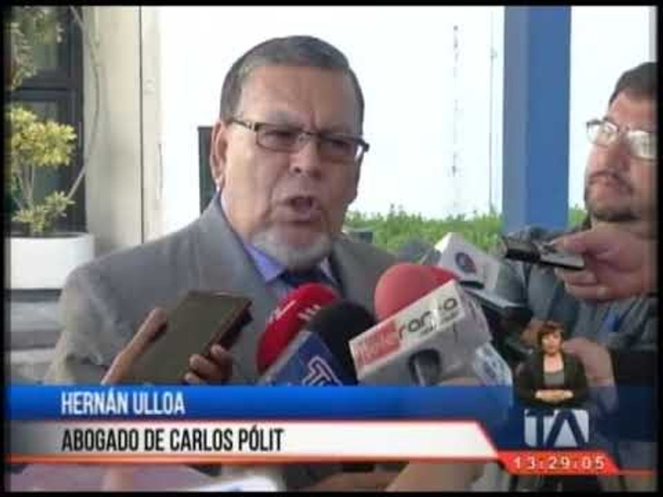La defensa de Carlos Pólit pide la vinculación del Procurador en caso Odebrecht