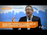 Espinosa justificó la situación del colegio réplica de Guayaquil - Teleamazonas