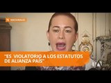 Canciller de Ecuador se refiere a la decisión de destituir a Moreno de la presidencia de AP