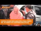 Carlos Pareja rinde declaración en la Fiscalía de Cotopaxi - Teleamazonas