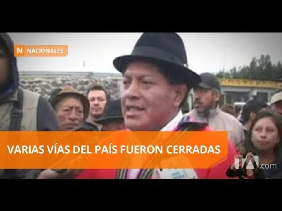 Circulación vehicular en varias provincias del país fue suspendida - Teleamazonas