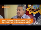 Lenín Moreno participa en lanzamiento de documental ‘Misión Galápagos’ - Teleamazonas