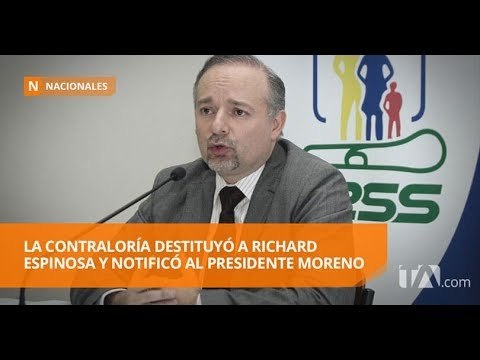 Contraloría confirma destitución de Richard Espinosa - Teleamazonas