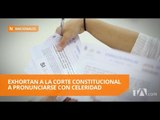 Trabajadores y choferes apoyan la consulta popular - Teleamazonas