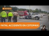 Accidente de tránsito deja dos muertos y un herido - Teleamazonas