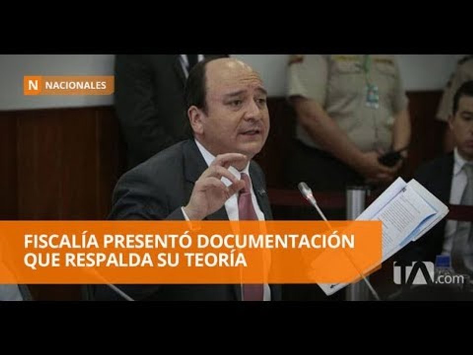 Fiscalía presenta abundante información en juicio contra Glas y otros - Teleamazonas