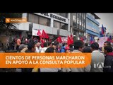 FUT marcha en apoyo a la consulta popular - Teleamazonas