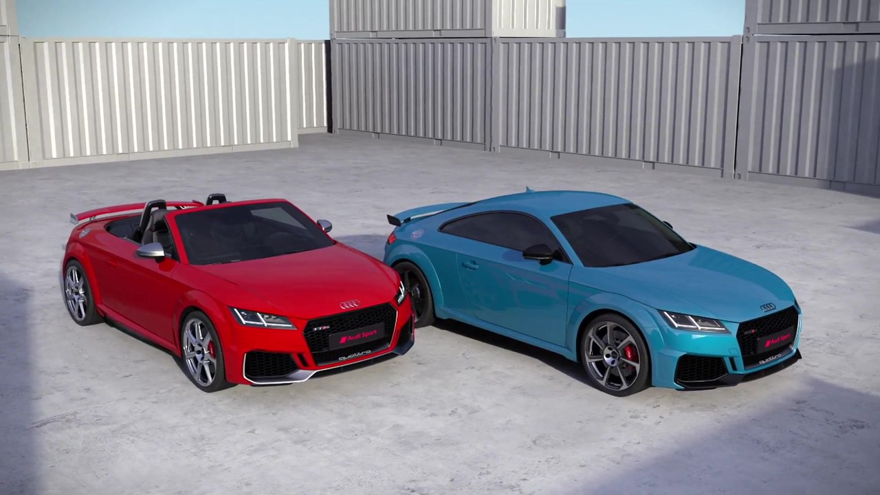 Audi TT RS Antriebsstrang Animation