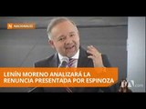 Richard Espinosa presentó su renuncia a Lenín Moreno - Teleamazonas