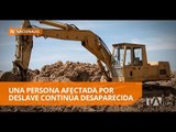 Derrumbe en El Troje sepulta a tres trabajadores - Teleamazonas