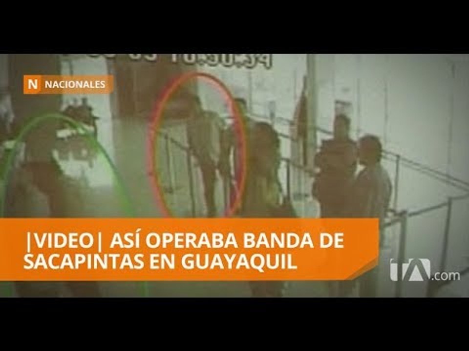 Así operaba banda de sacapintas en los bancos - Teleamazonas