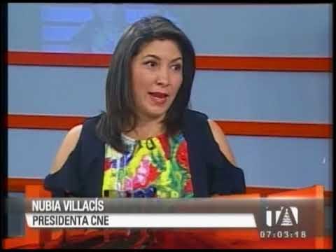 Entrevista a Nubia Villacís, presidenta del CNE