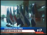 Informan que Rafael Correa llegó a Panamá - Teleamazonas