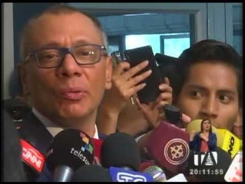 Tribunal Penal no procede con suspensión de pena solicitada para Glas - Teleamazonas