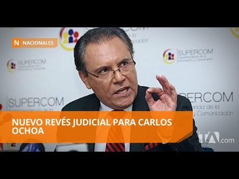 Carlos Ochoa deberá disculparse públicamente con diario El Comercio - Teleamazonas