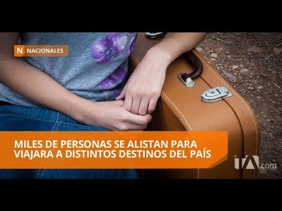 Miles de turistas se alistan para viajar en Ecuador - Teleamazonas