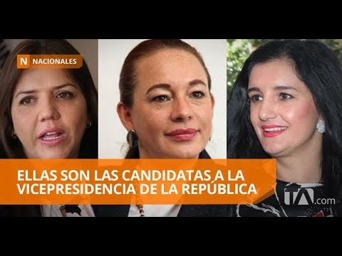 Tres mujeres integran la terna para vicepresidente - Teleamazonas