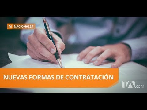 Está listo el acuerdo para implementar nuevos modelos de contratación - Teleamazonas