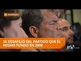 Correa firmó su desafiliación en Delegación Electoral de Los Ríos - Teleamazonas