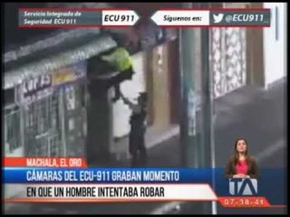Detienen a sospechoso de robo gracias a monitoreo de ECU911