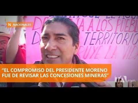 Organizaciones sociales marchan para que se revisen concesiones - Teleamazonas