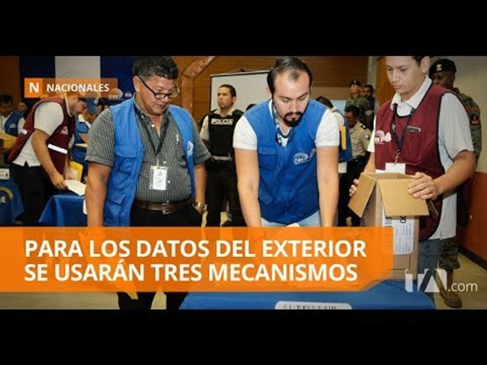 El CNE usará cinco modos para la transmisión de datos - Teleamazonas