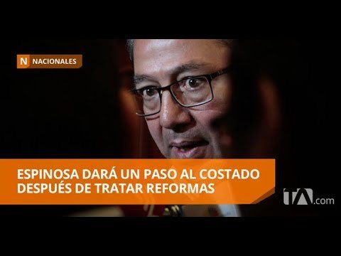 Espinosa asegura que dará un paso al costado, pero… - Teleamazonas