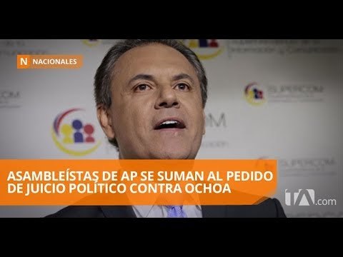 Asambleístas oficialistas piden juicio político a Carlos Ochoa - Teleamazonas
