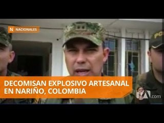 Download Video: Ejército colombiano decomisó morteros, cilindros, bombas y explosivos - Teleamazonas