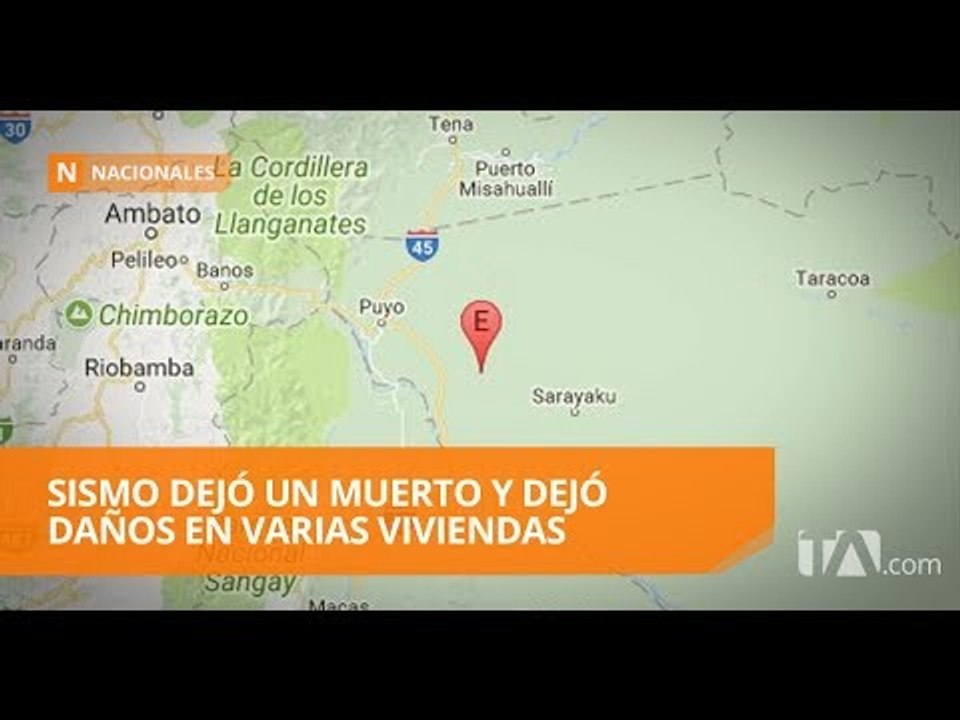 Sismo en Huamboya: Hay daños en varias viviendas - Teleamazonas