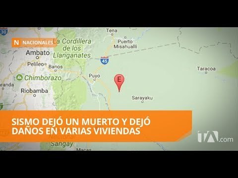 Sismo en Huamboya: Hay daños en varias viviendas - Teleamazonas