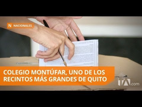 Alrededor de 20 800 personas votan en el Colegio Montúfar - Teleamazonas