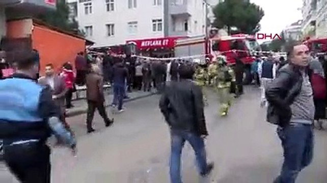 Kartal'da patlama sonrası_7 katlı bina çöktü