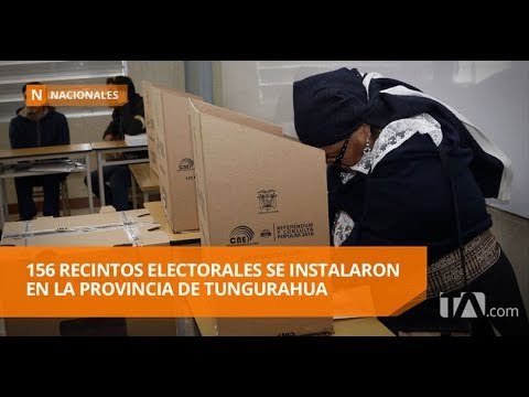Ambato: proceso electoral se desarrolla sin novedades - Teleamazonas