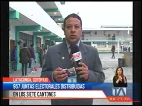 110 recintos habilitados para elecciones en Cotopaxi