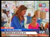 Avanzan las votaciones en Manabí