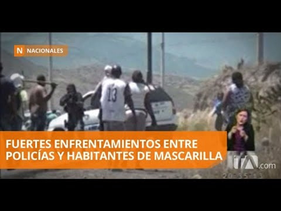 Manifestantes exigen menor control policial en la frontera norte  - Teleamazonas