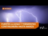 Inamhi pronostica lluvias intensas con tormentas eléctricas - Teleamazonas