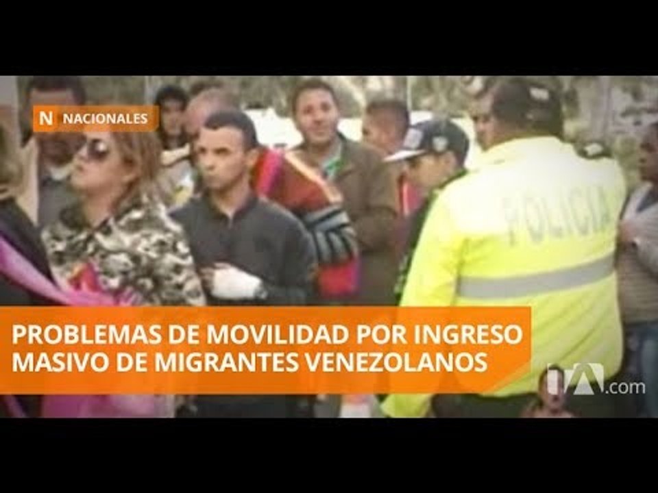 Ingreso masivo de venezolanos genera problemas de movilidad - Teleamazonas