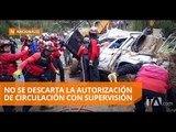 La vía Calacalí - La Independencia permanecerá cerrada por seguridad - Teleamazonas