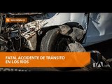 Seis fallecidos en accidente de tránsito en la vía Ventanas - Quevedo - Teleamazonas