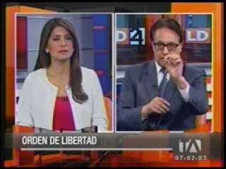 Entrevista a Fernando Villavicencio sobre orden de Libertad a su favor