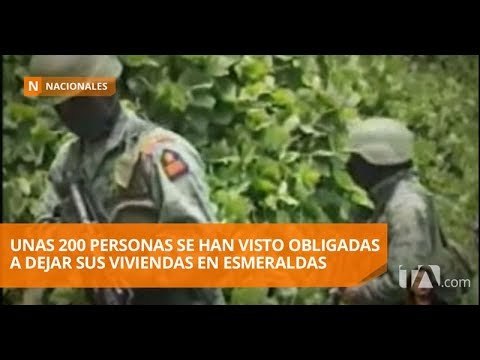200 personas dejaron su vivienda por enfrentamientos en la frontera norte - Teleamazonas