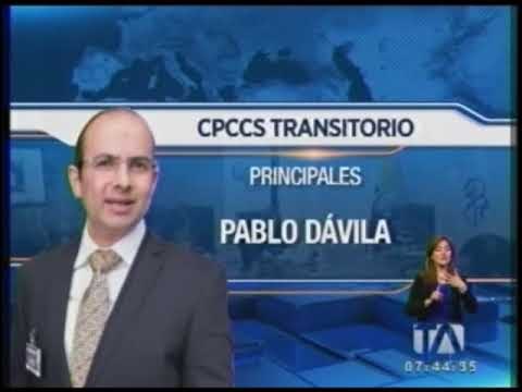 La Asamblea posesionó a vocales principales del CPCCS Transitorio