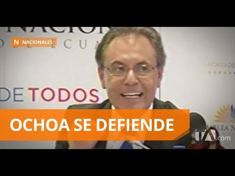 Ochoa presenta pruebas ante Comisión de Fiscalización - Teleamazonas