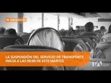 Se ratifica paro de transporte público - Teleamazonas